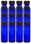16 Pack 1/2oz Cobalt Boston Round (Glass) 18/400 With Cone Lined Phenolic Cap <br /><br /> <table cellspacing=