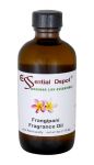 Frangipani Fragrance Oil 4 oz. - Finest Quality. Supplied in 4 oz. amber glass bottle with Black Phenolic Cone Lined Safety Sealed Cap.<br /><br /><strong><span style=