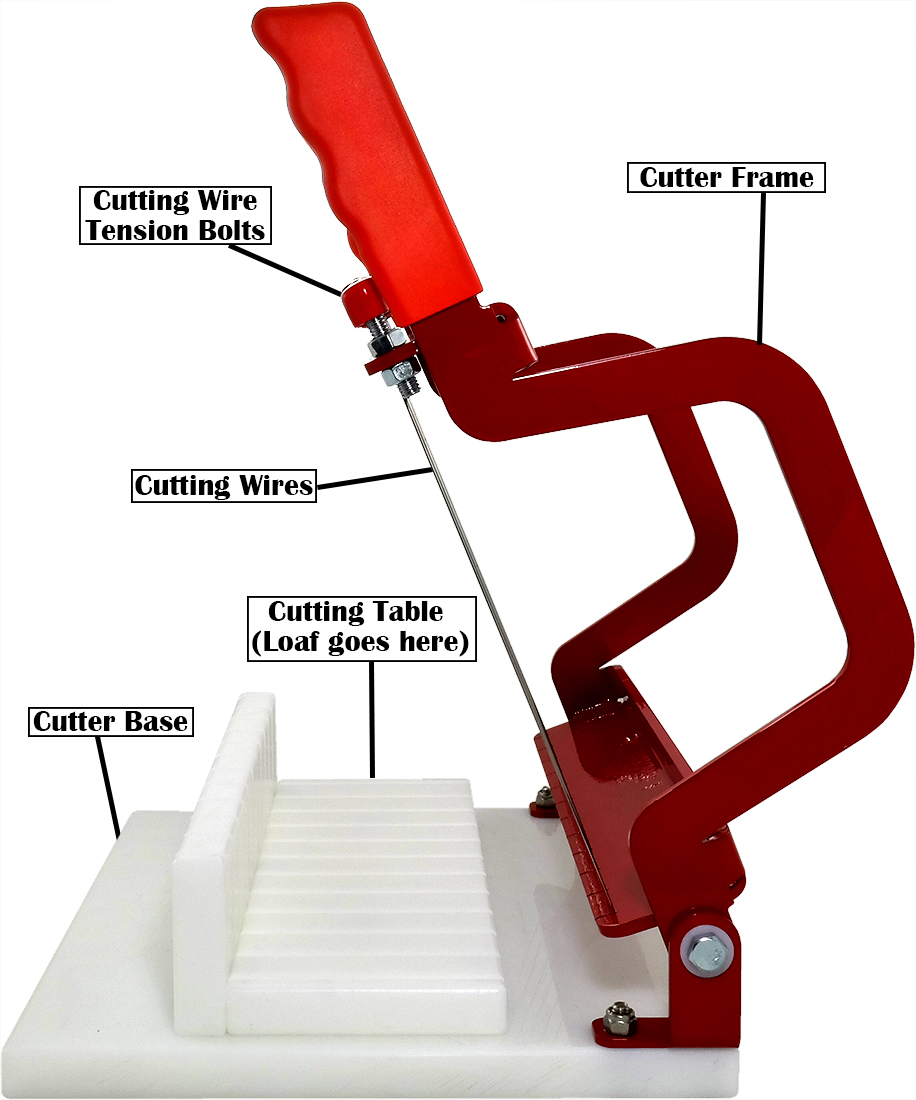 Soap Cutter - Long Loaf - Perfectly Cuts 1 Inch Bars: Essential Depot