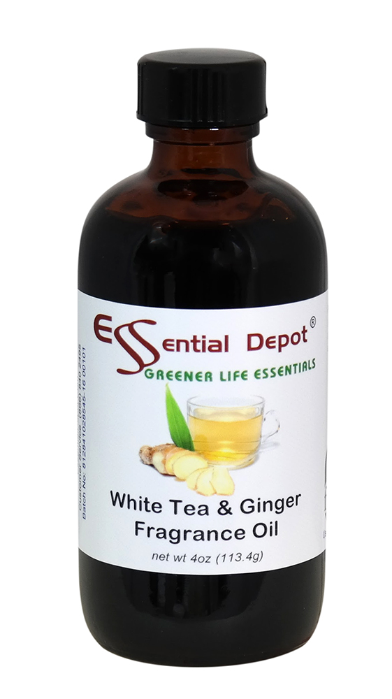 White Tea & Ginger Fragrance Oil 4 oz. Essential Depot
