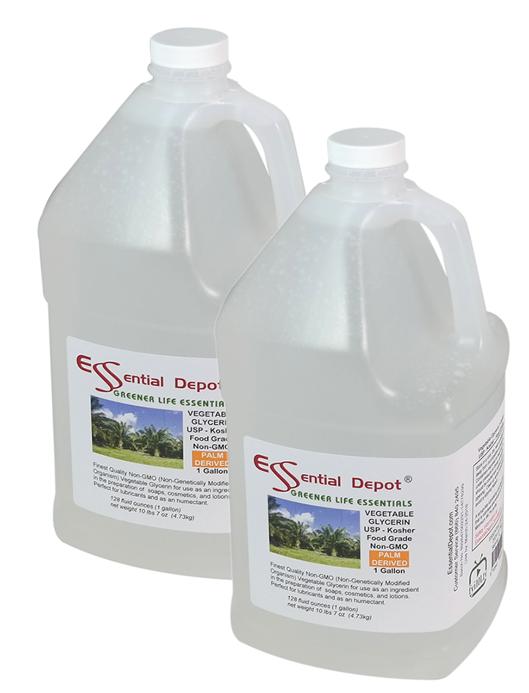 Glycerin Vegetable KOSHER USP 2 x 1 Gallon Containers FREE US