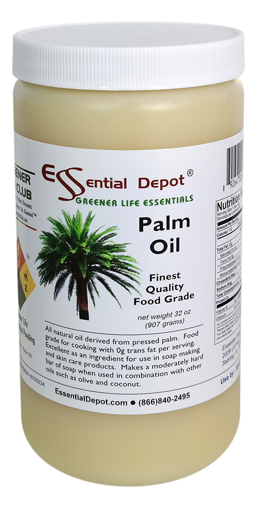 Palm Oil RSPO Certified Sustainable Not Hydrogenated Food Safe