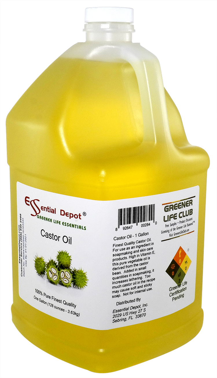 Castor Oil Finest Quality 1 Gallon 7lb 15oz Shipped in 1 Gallon