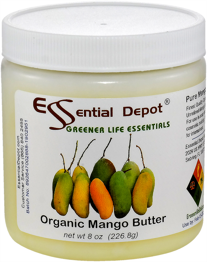 Organic Mango Butter 8 oz Essential Depot