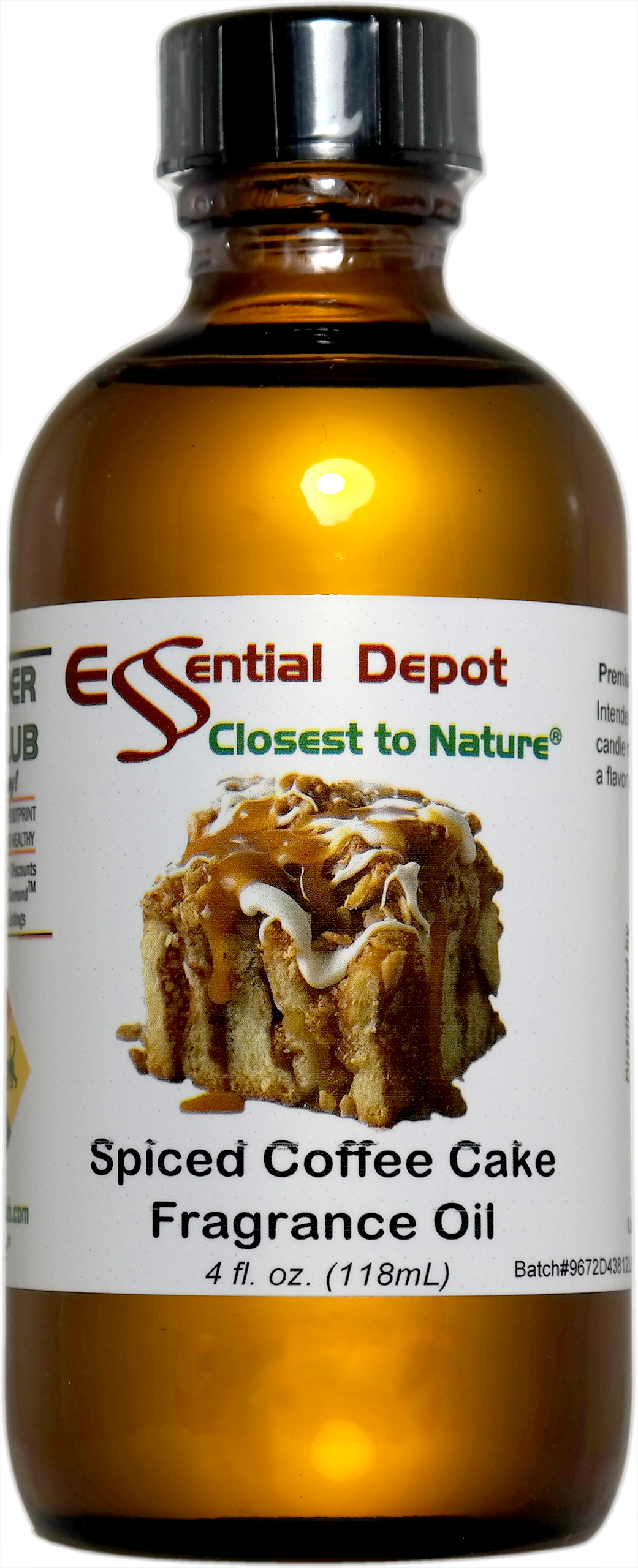 Spiced Coffee Cake Fragrance Oil 4 oz. Essential Depot