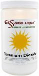 Titanium Dioxide Powder - 18 oz - TiO2 - Non Nano - safety sealed HDPE container with resealable lid
