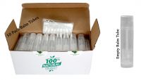 50 Balm Tubes - 50 Balm Tubes & Caps - 50 Seal Sleeves - HDPE - BPA Free