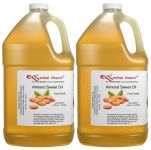 Almond Sweet Oil - Food Grade - NON GMO - 2 Gallons - 2 x 1 Gallon Containers - FREE US SHIPPING