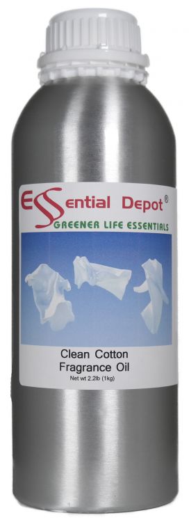 Clean Cotton Fragrance Oil - 1 kg. - Approx 2.2 lbs.: Essential Depot