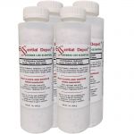 Potassium Hydroxide Flakes KOH, Caustic Potash Anhydrous KOH Dry - 8 lbs -  4 x 2lb Bottles: Essential Depot