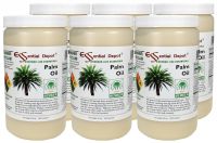 Palm Oil - RSPO Certified - Sustainable - 6 @ 1 Quart - Not Hydrogenated - Food Safe - FREE US SHIPPING
