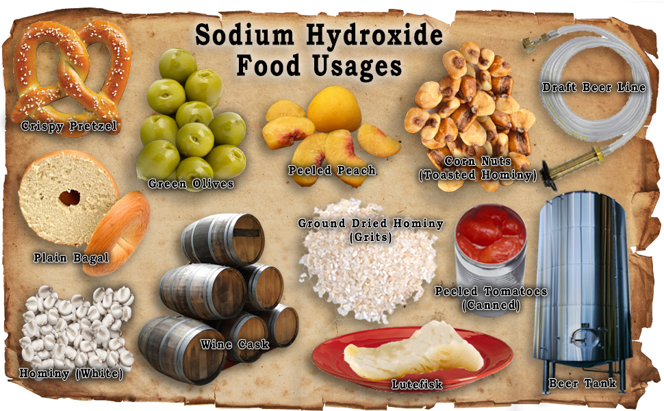 Sodium Hydroxide 99.9% Pure Food Grade Beads Caustic Soda lye 6