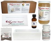 Starter Soap Making Kit with R.E.D. Silicone Mold (Natural)