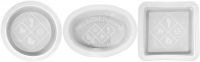 R.E.D. Silicone Individual Soap Molds - Color: Natural - 3 Pack