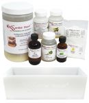 Catherine's Caffeinated - R.E.D. Silicone Mold (Natural) Soap Making Kit