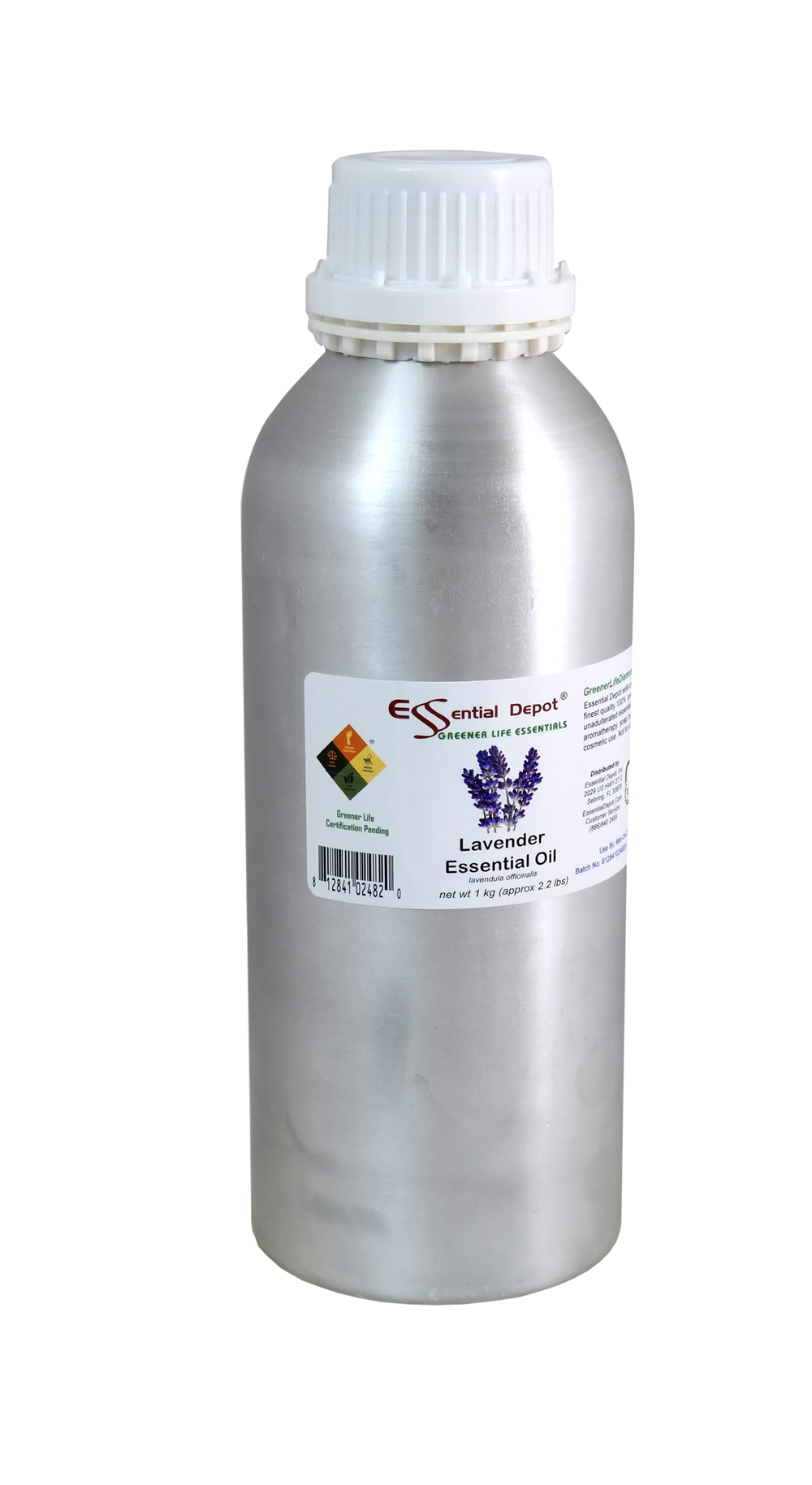 Lavender Essential Oil - 1 kg. - Approx 2.2 lbs.: Essential Depot