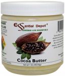 Cocoa Butter - Organic - Unrefined - 1 lbs net wt