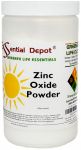 Zinc Oxide Powder - 20 oz - Non Nano ASTM D-4295 - safety sealed HDPE container with resealable lid